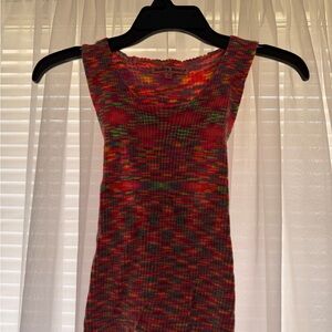 Multicolor Knit Tank - Color Mix